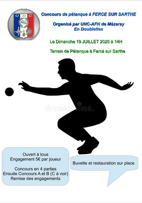 Concours de pétanque en Doublette - Fercé-sur-Sarthe
