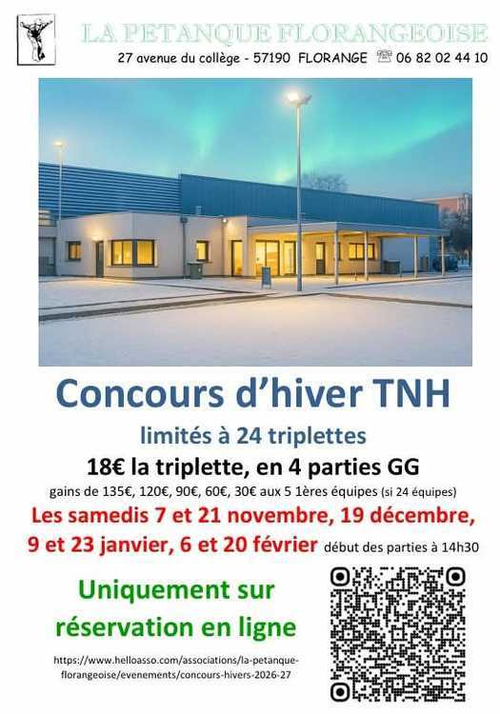 Concours de pétanque en Triplette - Florange