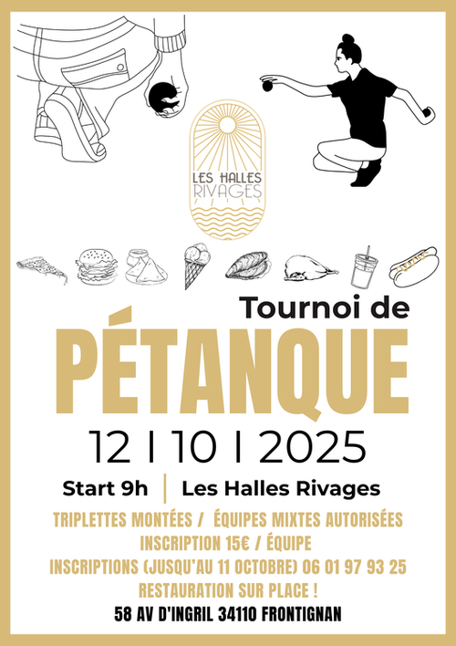 Concours de pétanque en Triplette Mixte - Frontignan