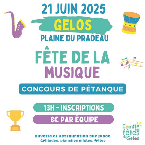 Concours de pétanque en En équipe - Gelos