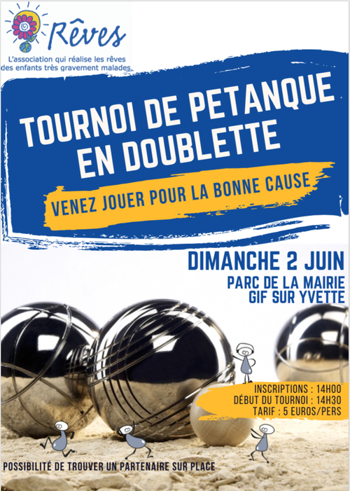 Concours de pétanque en Doublette - Gif-sur-Yvette