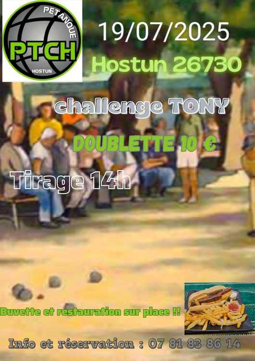 Concours de pétanque en Doublette - Hostun