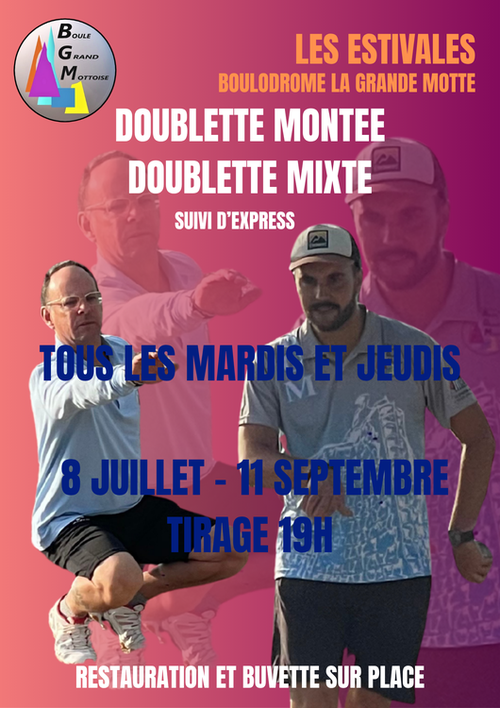Concours de pétanque en Doublette - La Grande-Motte