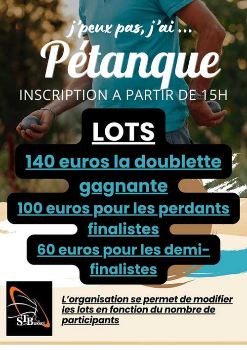 Concours de pétanque en Doublette - La Talaudière
