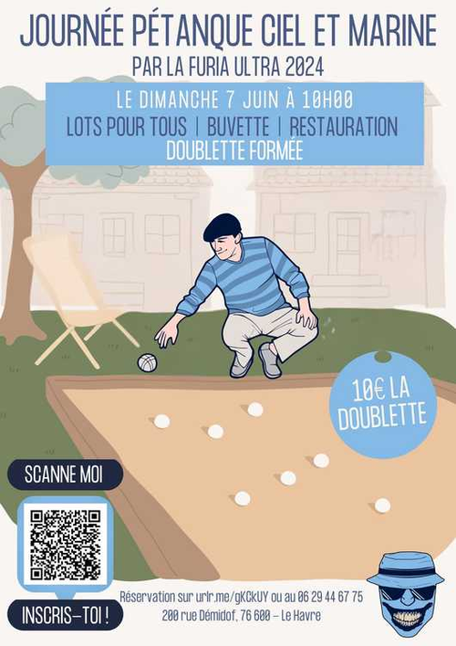Concours de pétanque en Doublette - Le Havre