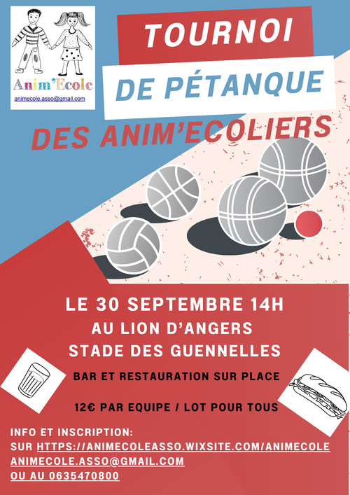 Concours de pétanque en Doublette - Le Lion-d'Angers