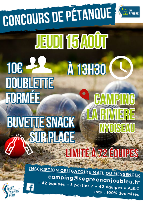 Concours de pétanque en Doublette - L'Hôtellerie-de-Flée