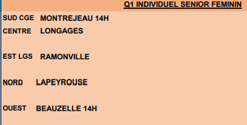 Concours de pétanque en Tête à tête - Qualificatif Championnat - Lieu non défini