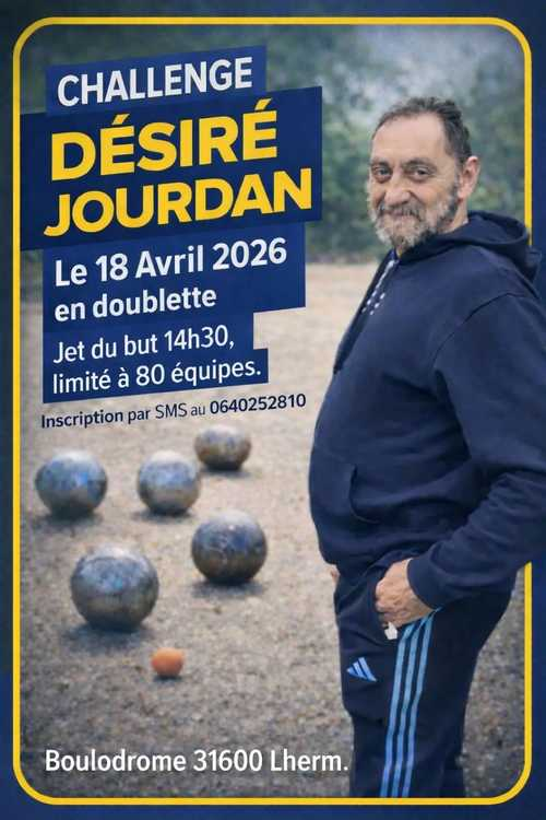 Concours de pétanque en Doublette - Départemental - LHERM