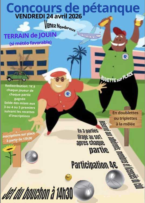 Concours de pétanque en Doublette - Marly