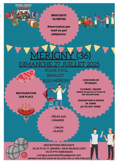 Concours de pétanque en Doublette - Mérigny