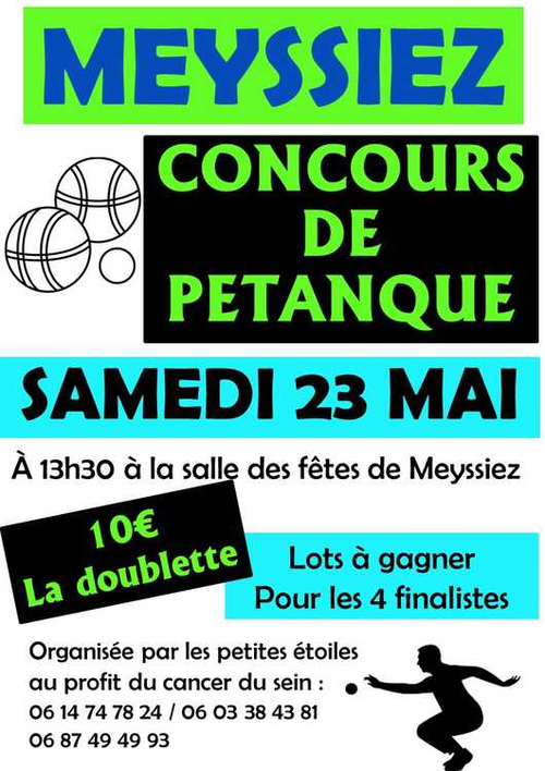Concours de pétanque en Doublette - Meyssiès