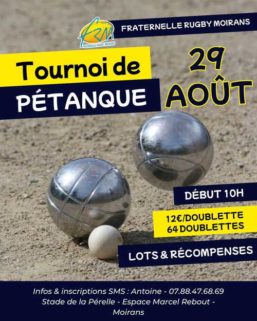 Concours de pétanque en Doublette - Moirans