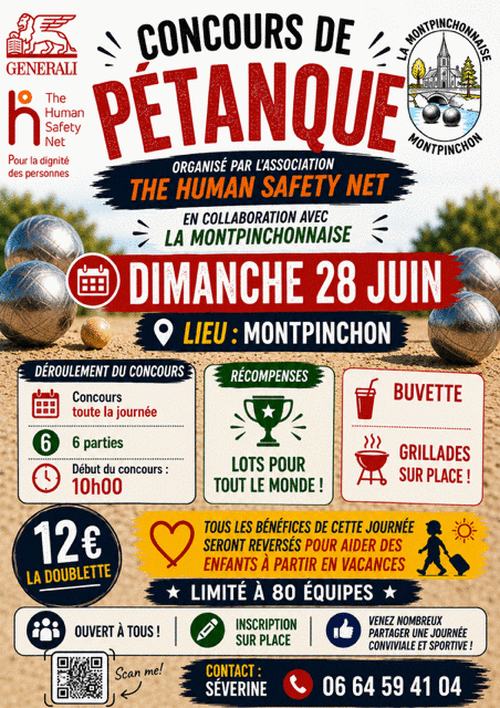 Concours de pétanque en Doublette - Montpinchon