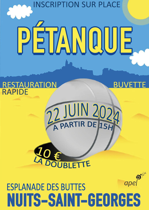 Concours de pétanque en Doublette - Nuits-Saint-Georges