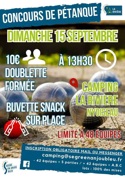 Concours de pétanque en Doublette - Nyoiseau