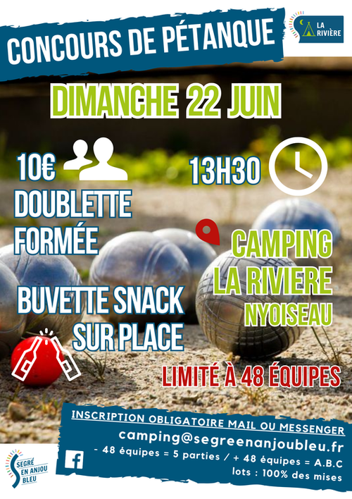 Concours de pétanque en Doublette - Nyoiseau