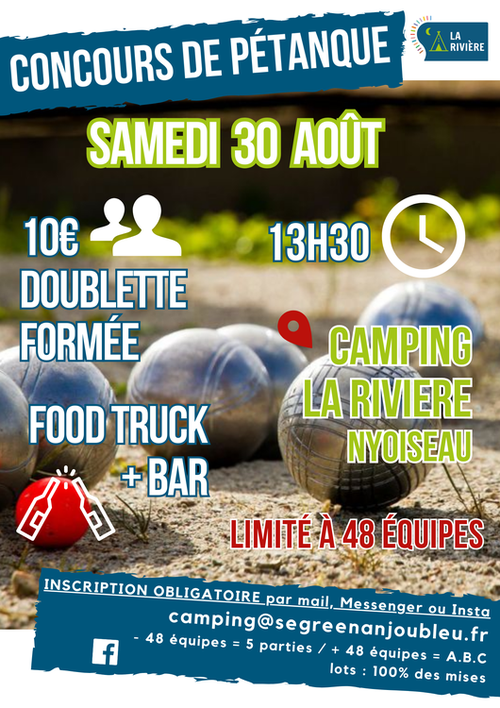 Concours de pétanque en Doublette - Nyoiseau