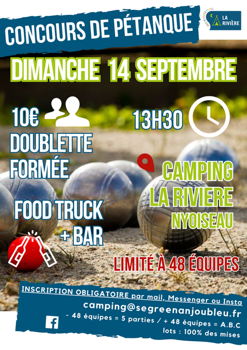 Concours de pétanque en Doublette - Nyoiseau