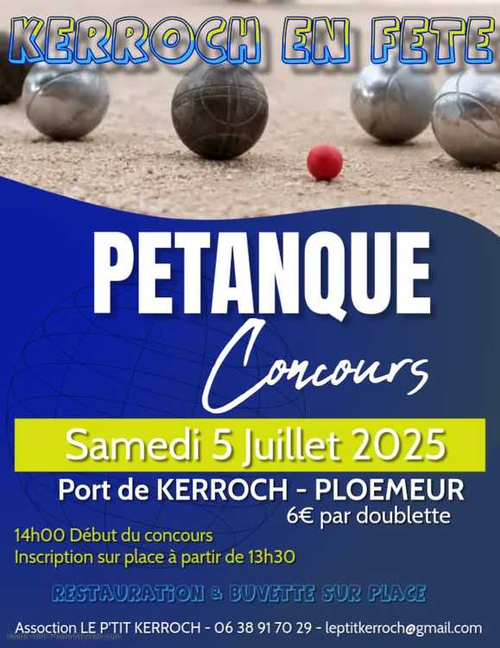Concours de pétanque en Doublette - Ploemeur