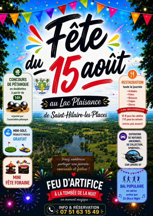 Concours de pétanque en Doublette - Saint-Hilaire-les-Places
