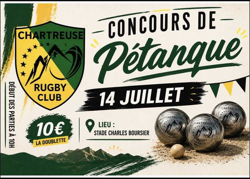 Concours de pétanque en Doublette - Saint-Laurent-du-Pont
