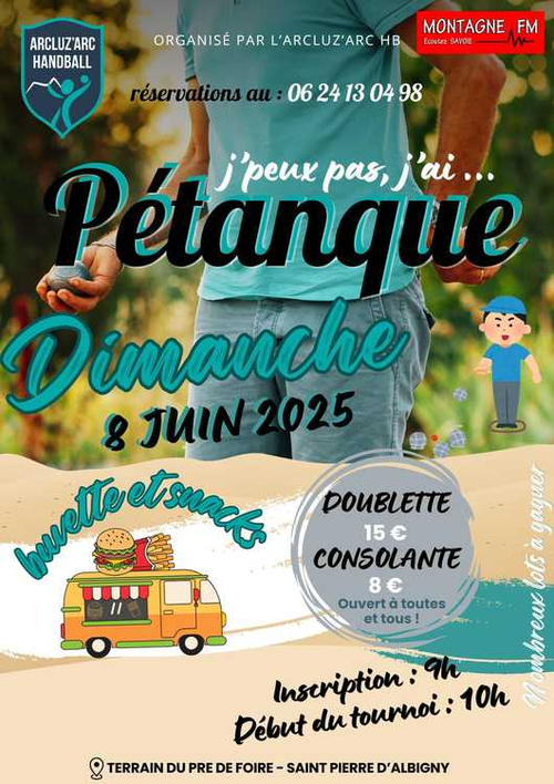 Concours de pétanque en Doublette - Saint-Pierre-d'Albigny