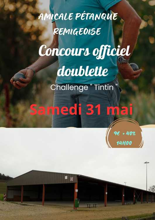 Concours de pétanque en Doublette - Départemental - Saint-Rémy