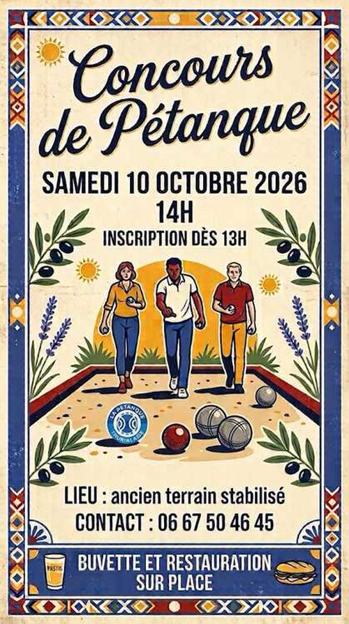 Concours de pétanque en Triplette - Saint-Thurial