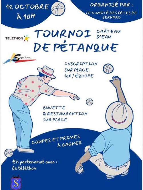 Concours de pétanque en Doublette - Sernhac