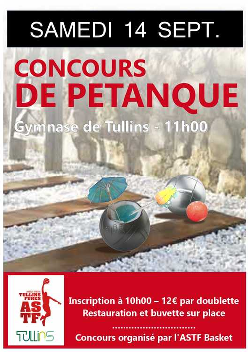 Concours de pétanque en Doublette - Tullins