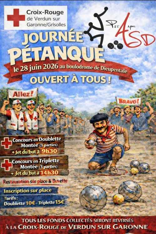 Concours de pétanque en Doublette - Verdun-sur-Garonne