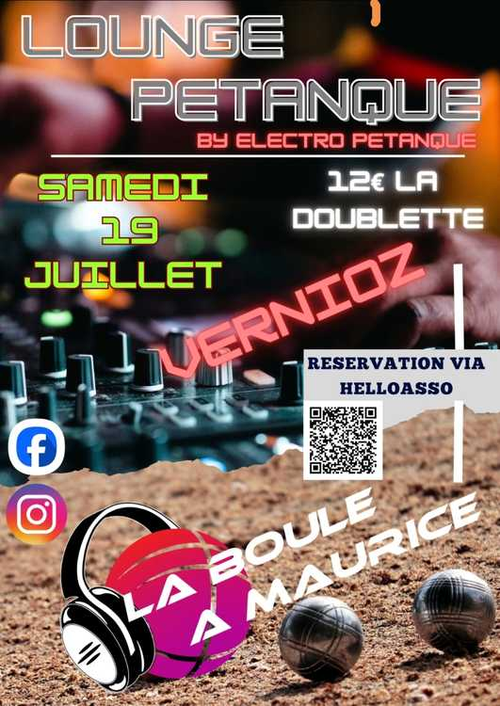 Concours de pétanque en Doublette - Vernioz