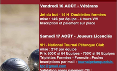 Concours de pétanque hors France - Rue Albert 1er 112   7538 VEZON (TOURNAI) - Belgique