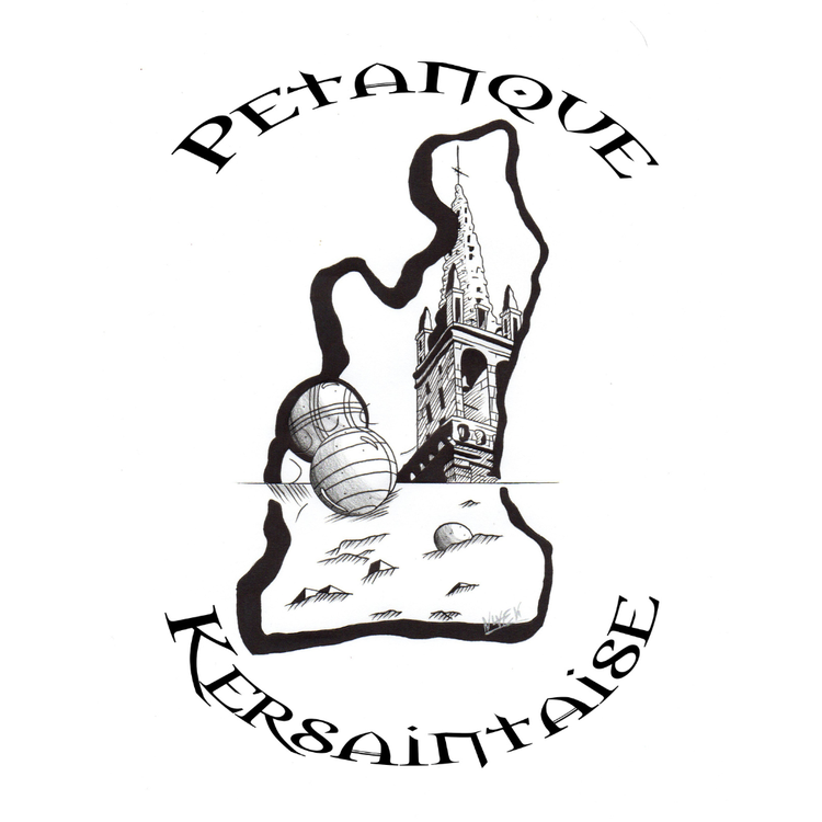 Logo du club de pétanque Pétanque Kersaintaise - club à Kersaint-Plabennec - 29860