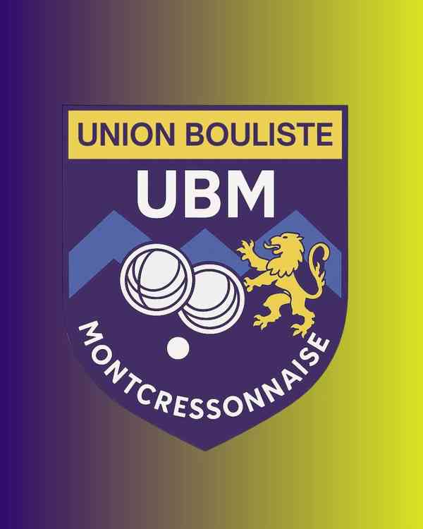 Logo du club de pétanque Union Bouliste Montcressonnaise - club à Montcresson - 45700