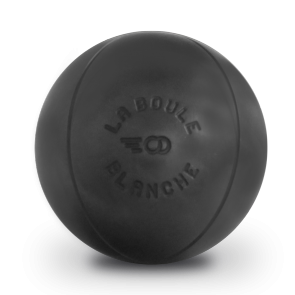 Boule de pétanque - La boule blanche Carbone Striée