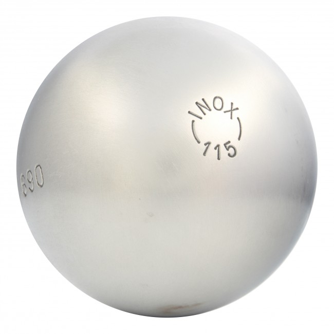 Boule de pétanque - La boule bleue Inox 115