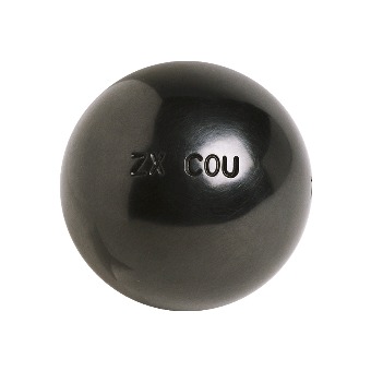 Boule de pétanque - La boule noire ZX COU