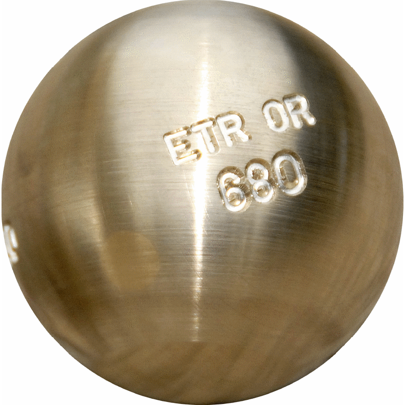 Boule de pétanque - Unibloc ETR Or Bronze