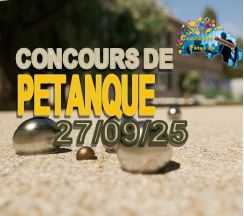Concours en Doublette le 27 septembre 2025 - Alençon - 61000