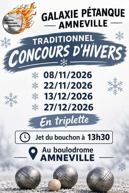 Concours de pétanque Ouvert à tous avec licence - Amnéville