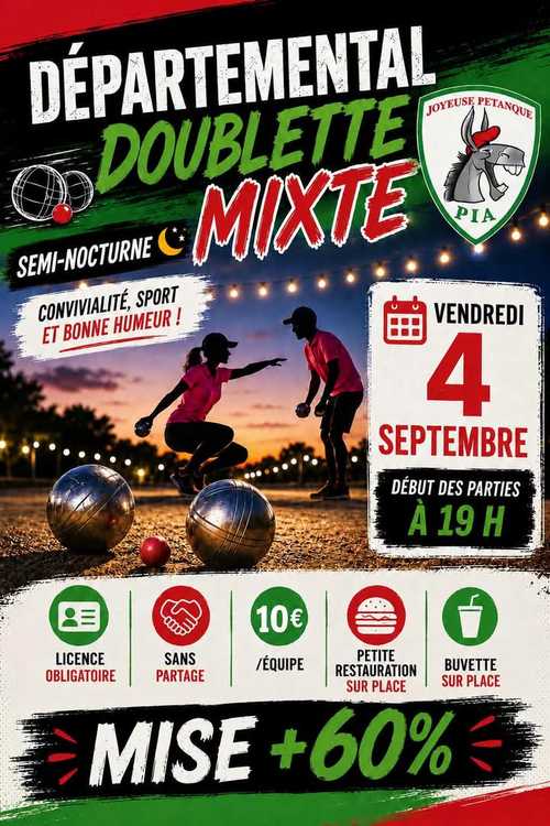 Concours de pétanque Officiel - Lieu à définir (66)