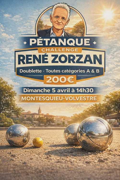 Concours en Doublette le 5 avril 2026 - Lieu à définir (31) - 00000