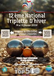 Concours en Triplette le 14 février 2026 - Lieu à définir (76) - 00000