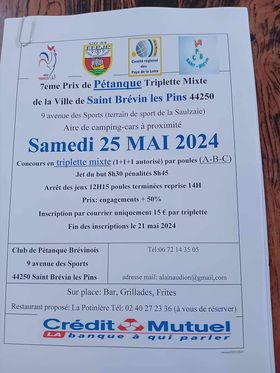 Concours de pétanque Officiel - Saint-Brevin-les-Pins