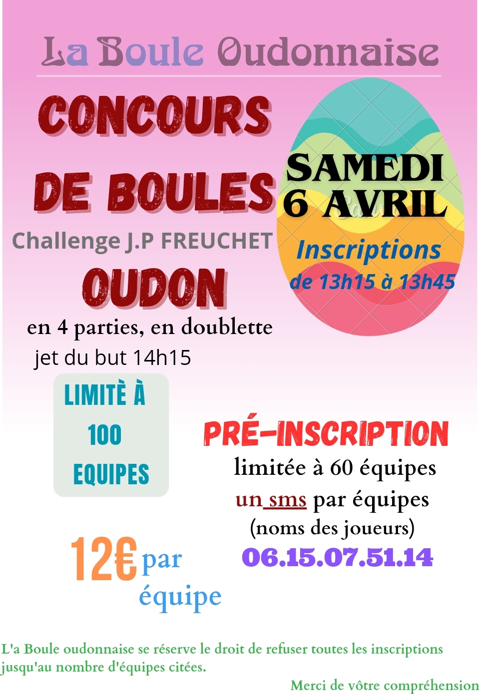 Concours de boules ouvert à tous "Challenge J.P Freuchet". - Evènement petanque generation