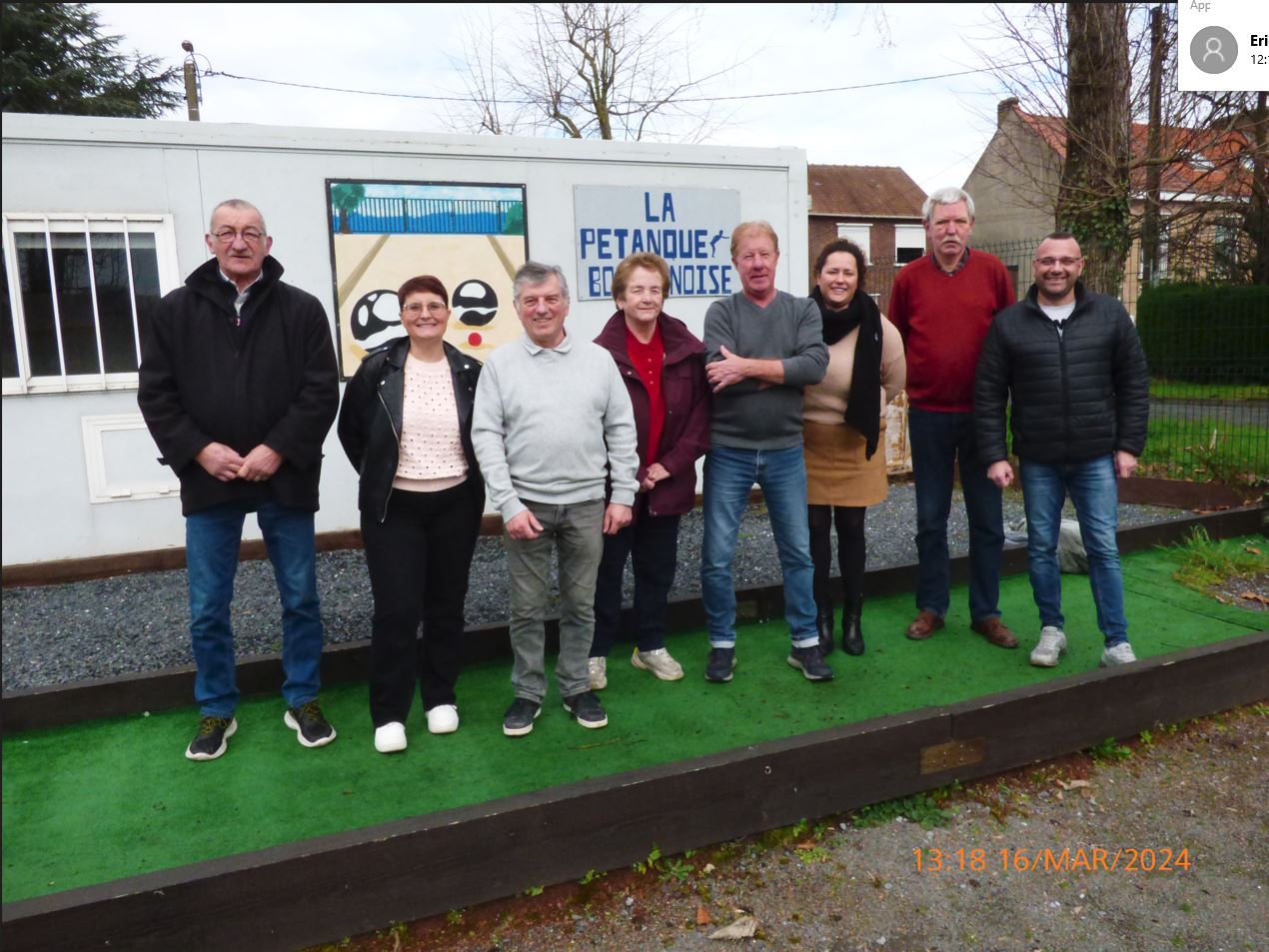 Photo du bureau du club de pétanque Pétanque Bouchinoise - Bouchain