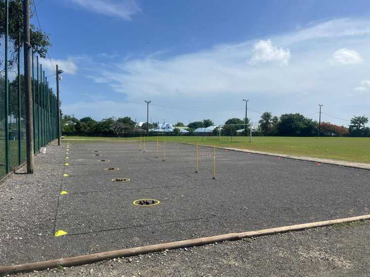 Terrain de pétanque du club La Fusée - Le Moule