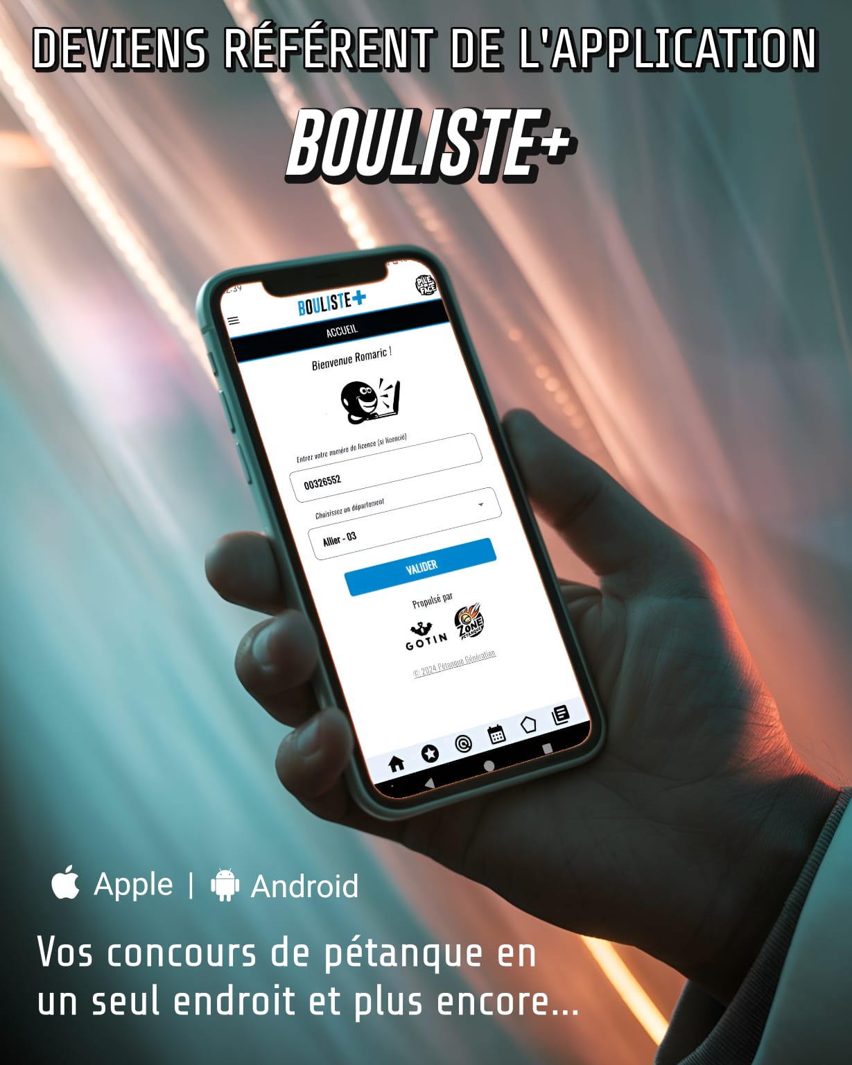 Devenez référent d'un département en rejoignant l'équipe de l'application Bouliste+